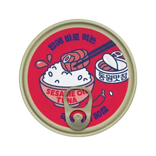 [Dongwon] Tuna Matcham Spicy Sesame Oil 90g x 6 || 동원참치 동원맛참 매콤참기름
