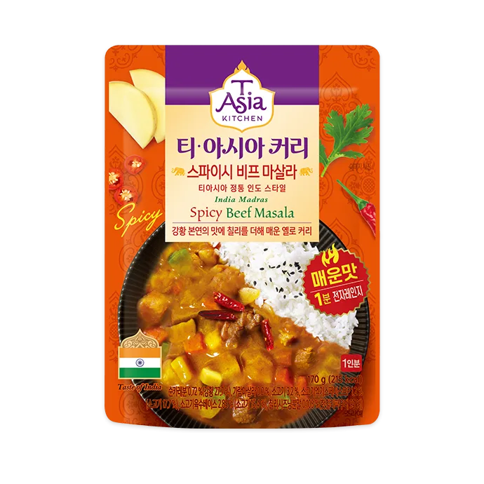 [T Asia] Spicy Beef Masala Curry 170g || 티아시아 스파이시 비프 마살라 커리