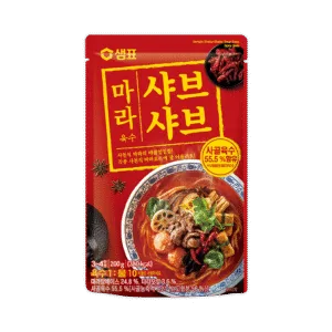 [Sempio] Shabu-Shabu Soup Base, Spicy Mala 200g || 샘표 마라 샤브샤브 육수