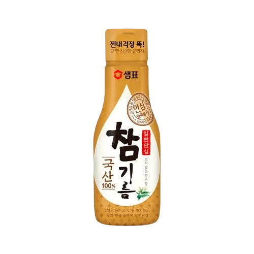 [Sempio] Whole Sesame Seed Oil, Premium 200ml || 샘표 일편단심 국산참기름