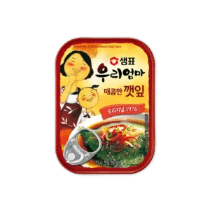 [Sempio] Pickled Perilla Leaves in Spicy Sauce 70g || 샘표 우리엄마 깻잎 매콤한맛