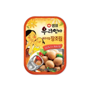 [Sempio] Braised Quail Eggs in Soy Sauce 130g || 샘표 우리엄마 메추리알 장조림