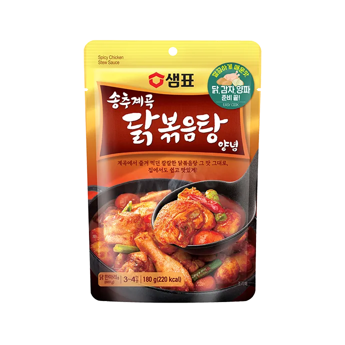 [Sempio] Spicy Chicken Stew Sauce 180g || 샘표 송추계곡 닭볶음탕 양념