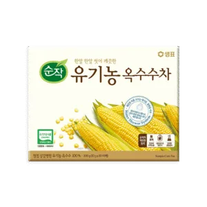 Sunjak Organic Corn Tea for Kettle, 300g box with teabags.